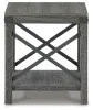 Ashley Furniture T175-2 Freedan - Square End Table - Grayish Brown