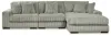 Ashley Furniture 21105S9 Ashley Furniture 21105S9 Lindyn - 3-Piece Sectional With Raf Corner Chaise - Fog