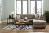 Ashley Furniture 31005S2 Ashley Furniture 31005S2 Mahoney - 2-Piece Sectional With Raf Corner Chaise - Chocolate