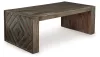 Ashley Furniture T567-1 Dreggan - Rectangular Cocktail Table - Brown