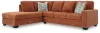 Ashley Furniture 24304S1 Ashley Furniture 24304S1 Aviemore - 2-Piece Sectional With Laf Corner Chaise - Spice