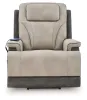 Ashley Furniture PC1210312 4Z-Peaceful Pause - Power Lift Recliner - Sand