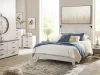 Ashley Furniture EB4121/131/156/112/191(2) Ashley Furniture EB4121/131/156/112/191(2) Shawburn - 5 Piece - Dresser, Full Panel Platform Bed, 2 Nightstands - White / Black / Gray