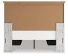 Ashley Furniture PCB1171B7 Makidern - Queen Panel Storage Bed With 2 Under Bed Storage Units - Whitewash