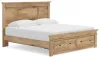 Ashley Furniture PCB1170B13 Ashley Furniture PCB1170B13 Makidern - King Panel Storage Bed With Storage Footboard - Tan