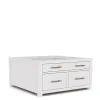 Riverside Furniture 30732 Rosalie - Collectors Cocktail Table - White