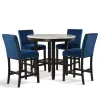 New Classic D400-12 Celeste - Round Counter Table - Espresso