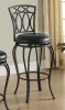 CoasterEveryday 122060 Adamsville - Upholstered Swivel Bar Stool - Black