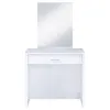 CoasterEssence 300290 Harvey - Vanity Set With Lift - Top Stool - White