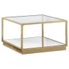 CoasterElevations 722660 Renee - 2 Piece Square Coffee Table Set - Rose Brass