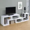 CoasterEveryday 800330 Velma - Multipurpose TV Stand And Bookshelf - White