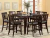 Furniture of America CM3336PC-2PK Edgewood - Counter Height Chair (Set of 2) - Espresso