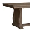 Samuel Lawrence Furniture S958-DR-K1 Lawson's Creek - Trestle Table - Dark Brown
