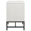 Coaster Fine Furniture 224862 Sonora - 2-Drawer Nightstand Bedside Table - White