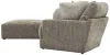 Jackson Furniture Industries 3145/63/96/28-28 Jackson Furniture Industries 3145/63/96/28-28 Turner - 2 Piece Sofa Cuddler With Right Side Facing Cuddler And Cocktail Ottoman - Mushroom