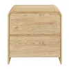 New Classic T3518N-22 Mara - Two Drawer End Table / Bedside Table - Natural