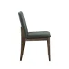 New Classic D3434-20-GRN New Classic D3434-20-GRN Kody - Upholstered Dining Chair (Set of 2) - Forest Green