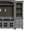 Liberty Furniture 824-ER78 Heartland - Right Pier - Antique White / Tobacco Tops