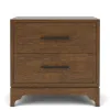 Riverside Furniture 61769 Calhoun - 2-Drawer Nightstand - Whiskey Oak