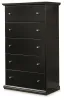 Ashley Furniture B138-46 Maribel - Five Drawer Chest - Black