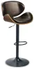 Ashley Furniture D120-530 Bellatier - Tall UPH Swivel Barstool - Brown