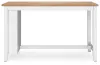 Ashley Furniture D398-13 Ashley Furniture D398-13 Gesthaven - Rectangular Dining Room Counter Table - Natural / White