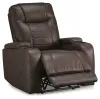 Ashley Furniture 1610413 Schooner Rocks - Power Recliner / Adj Headrest - Umber