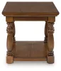 Ashley Furniture T609-3 Sturlayne - Rectangular End Table - Brown