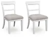 Ashley Furniture PCD824-02 Ashley Furniture PCD824-02 Greddinton - Upholstered Dining Side Chair (Set of 2) - White