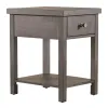 Liberty Furniture 406-OT1023 Modern Farmhouse - Drawer Chair Side Table - Dusty Charcoal