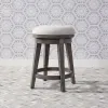 Liberty Furniture 406-OT9003 Modern Farmhouse - Console Swivel Stool - Dusty Charcoal