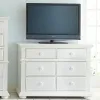 Liberty Furniture 607-BR45 Summer House - Media Chest - Oyster White