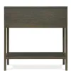 Riverside Furniture 92812 Riverside Furniture 92812 Hyde - Rectangular Chairside Table - Dark Brown