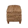 CoasterEssence 500215 Laughton - Hand - Woven Banana Leaf Storage Trunk - Amber