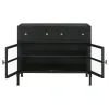 CoasterElevations 951761 Sadler - 2-Drawer Metal Accent Storage Cabinet - Matte Black