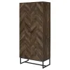 CoasterEveryday 959640 Carolyn - 2 Door Engineered Wood Accent Cabinet - Rustic Oak