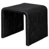 Coaster Fine Furniture 708517 Cahya - Woven Rattan Square End Table - Black