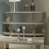 Liberty Furniture 754-OT1030 Harlow - Sofa Table - Sandstone & Satin Nickel