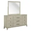 Liberty Furniture 694-BR-DM New Haven - Dresser & Mirror - Sanctuary White