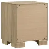 Coaster Fine Furniture 223112 Arielle - 2-Drawer Bedroom Nightstand With Casters - Light Oak
