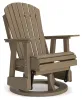 Ashley Furniture P114-820 Hyland Wave - Swivel Glider Chair - Driftwood