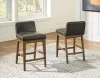 Ashley Furniture D974-124 Cabalynn - Upholstered Barstool (Set of 2) - Two-tone Brown