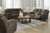Ashley Furniture 37407/88/94/25 Ashley Furniture 37407/88/94/25 Frohn - 3 Pc. - Reclining Sofa, Reclining Loveseat With Console, Rocker Recliner - Chocolate