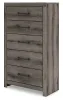 Ashley Furniture PCB2405-46 Graystorm - Five Drawer Chest - Brown Gray