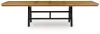Ashley Furniture D841-55 Galliden - Rectangular Dining Room Extension Table - Black / Brown