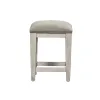 Liberty Furniture 824-OT9001 Heartland - Upholstered Console Stool - Antique White / Tobacco Tops