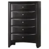 CoasterEssence 200701Q-S5 Briana - Queen 5 Piece Bedroom Set - Black