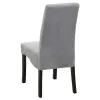CoasterEssence 102062 Stanton - Upholstered Dining Side Chairs (Set of 2) - Gray