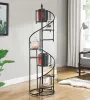 CoasterEssence 805675 Roseglen - 8-Shelf Staircase Bookshelf - Rustic Brown