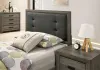 Furniture of America FOA7927T-BED Roanne - Twin Bed - Gray / Charcoal